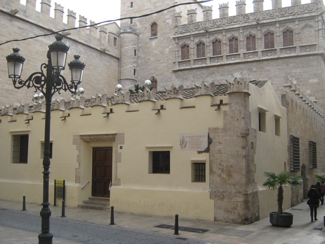 La Lonja viewed from where the brothel used to be